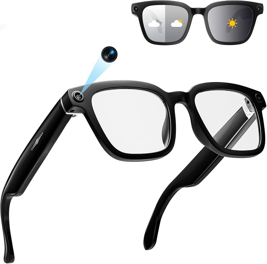 AI Smart Glasses with 8MP Camera & AI Assistant